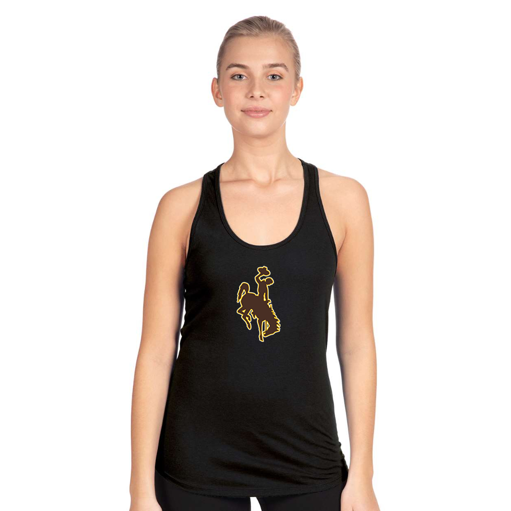 Women's  Wyoming Cowboys Next Level Ideal Racerback Tank